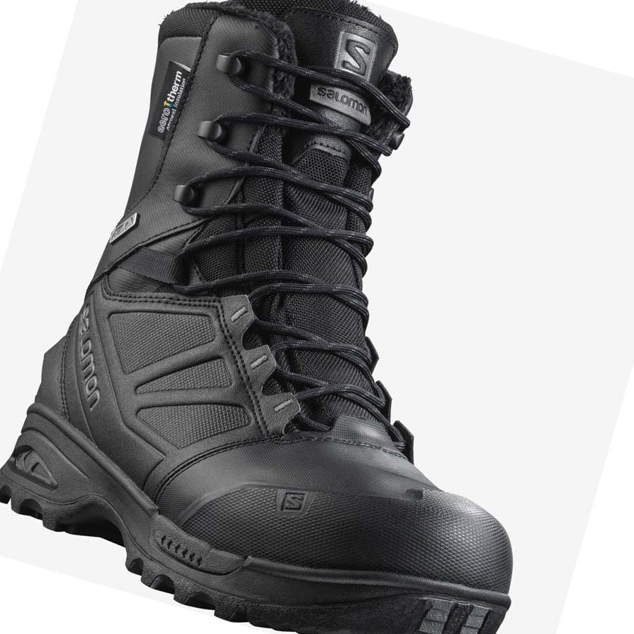 Botas Salomon TOUNDRA FORCES CLIMASALOMON™ WATERPROOF Mujer Negros | MX 2595ZUT